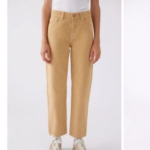 BDG Pegged Cowboy Flare Jeans in Light Brown Size 25